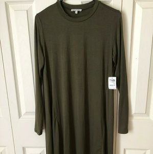 NWTCharlotte Russe Long Sleeve tee shirt dress